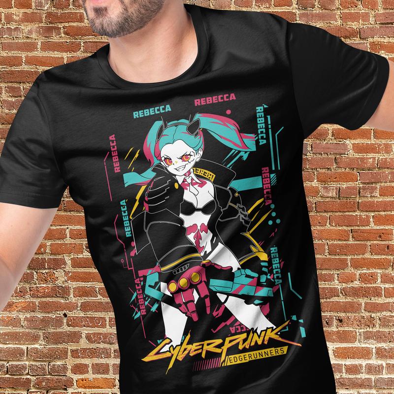 Rebecca Cyberpunk Edgerunners Men Women Kid T-Shirt #2 1