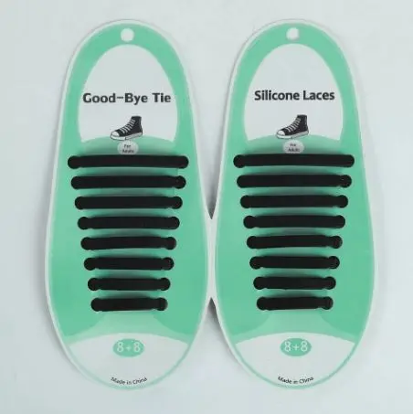 Comfortable Elastic Silicone Shoelaces for Kids and Adults - No Tie Lazy Trainers - Footwear 3