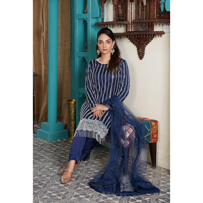 Mahham Luxury Collection  Navy Blue D-12 5