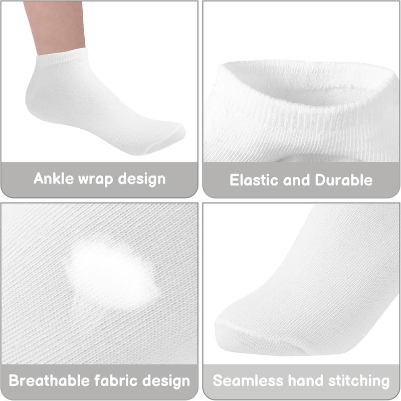 10 Pairs Trainer Running Socks Ankle Socks, Non Slip Trainer Socks for Men Women Low Cut Cotton Ankle Socks Sports Socks Athletic Socks for Running Hiking Sporting 2