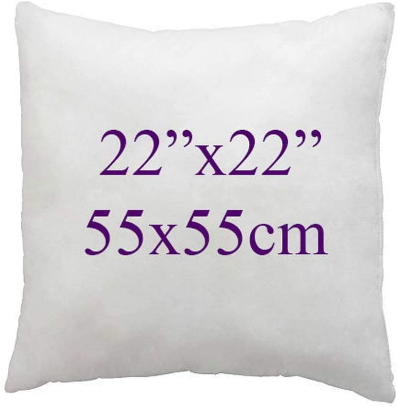Duck Feather Cushion Pads Inners Inserts Fillers Scatter 100% Cotton Down Proof Cover Hypoallergenic Cushions 16",18",20",22",24",26" 2