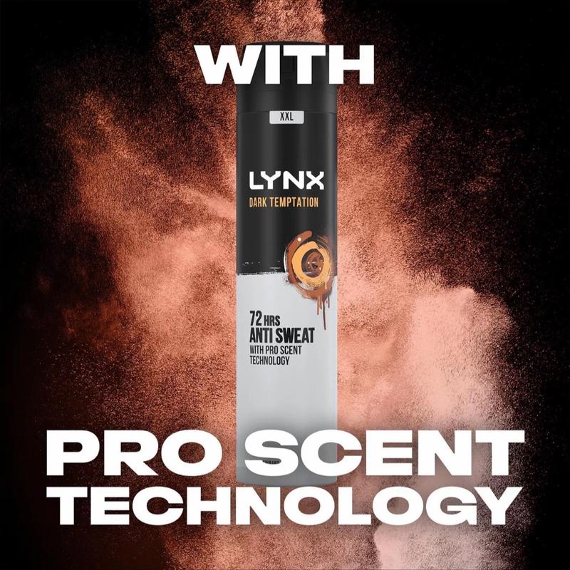 Lynx XXL 72-Hour Sweat Protection Anti-Perspirant Deodorant with Pro Scent Technology, 200ml 6