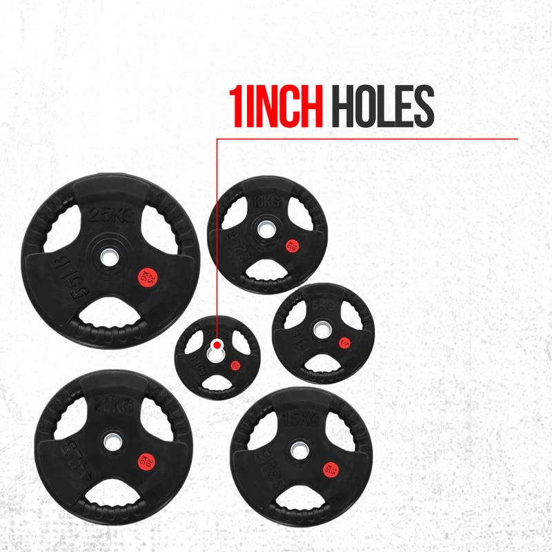 50KG / 70KG/ 100KG 1 Inch (1"/25mm) Weight Plates Set 3