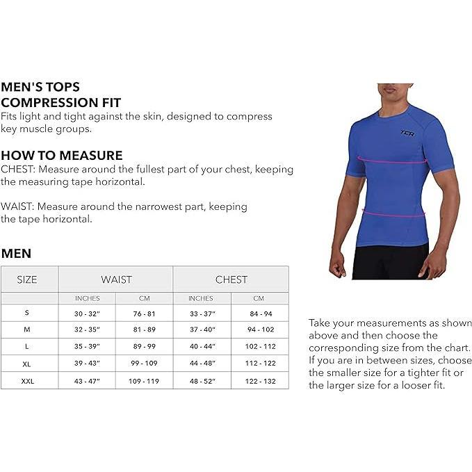 Product Introduction of TCA Men's Pro Performance Crew Neck Compression Base Layer Football Running Short Sleeve Thermal Under Shirt 0