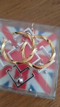 Product Review of Women's Elegant Texture Metal Hoop Earrings, Gorgeous Trendy Hoop Earrings, Fashionable Vintage Jewelry As Birthday Gift from ☀**😇 A**💝 0