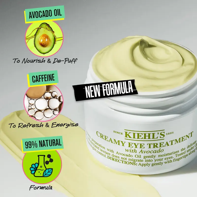 Hydrating & Nourishing Eye Cream with Avocado - Creamy Treatment for Comfortable Skin (Various Sizes) - Skin Care 1