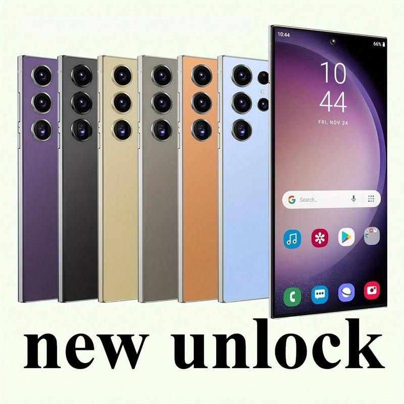 Unlock New S24 Ultra Smartphone Unlocked 7.3-inch HD 5G Gen3 16GB+1TB Android 14 8000mAh 70+108MP Phone Facial Recognition Camera Communication Device Flash Game Memory Christmas Multi Color Galaxy Phone telephone backup  phone 1