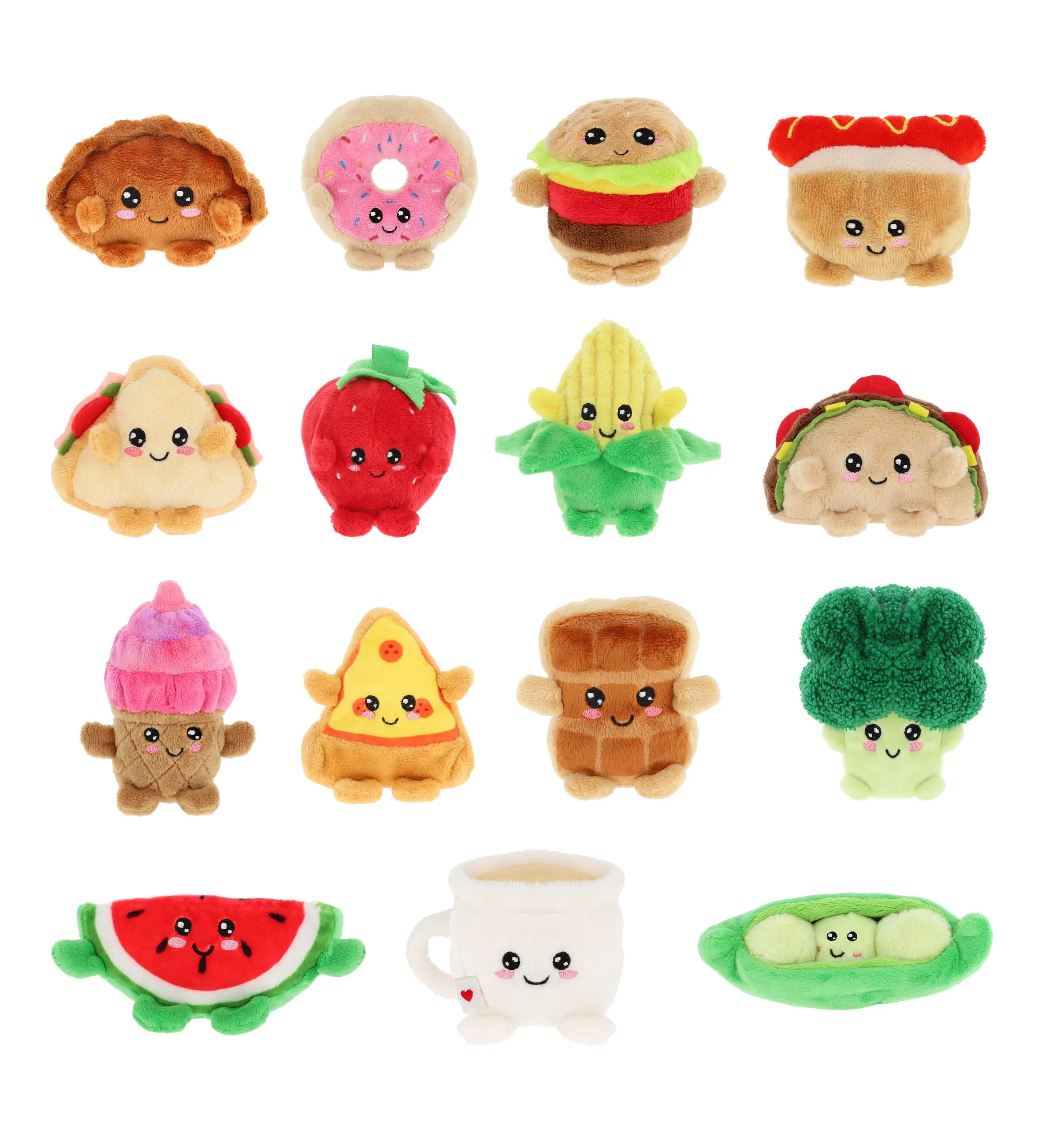 Keel Toys 8cm Food Bobballs Plush Beanie 8cm 15 to Collect