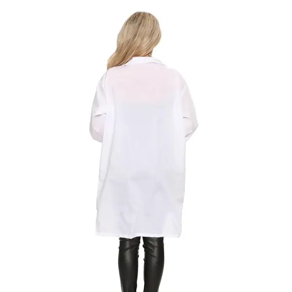 FNA Fashions Adults White Lab Doctor Coat with Stethoscope Mens Fancy Dress Party Accessory (Medium, Adults Dr Coat W/Stethoscope) Classic Costume 3