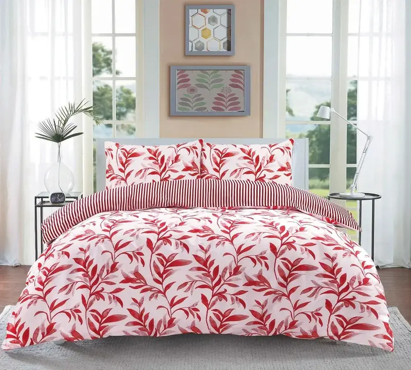 NewLuxury Reversible Multi Duvet Quilt Cover Bedding Set Single Double King Size 5