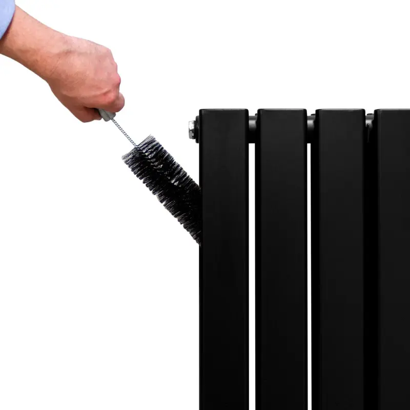 Designer Flat Panel Radiators Matt Black 1800mm x 560mm 5