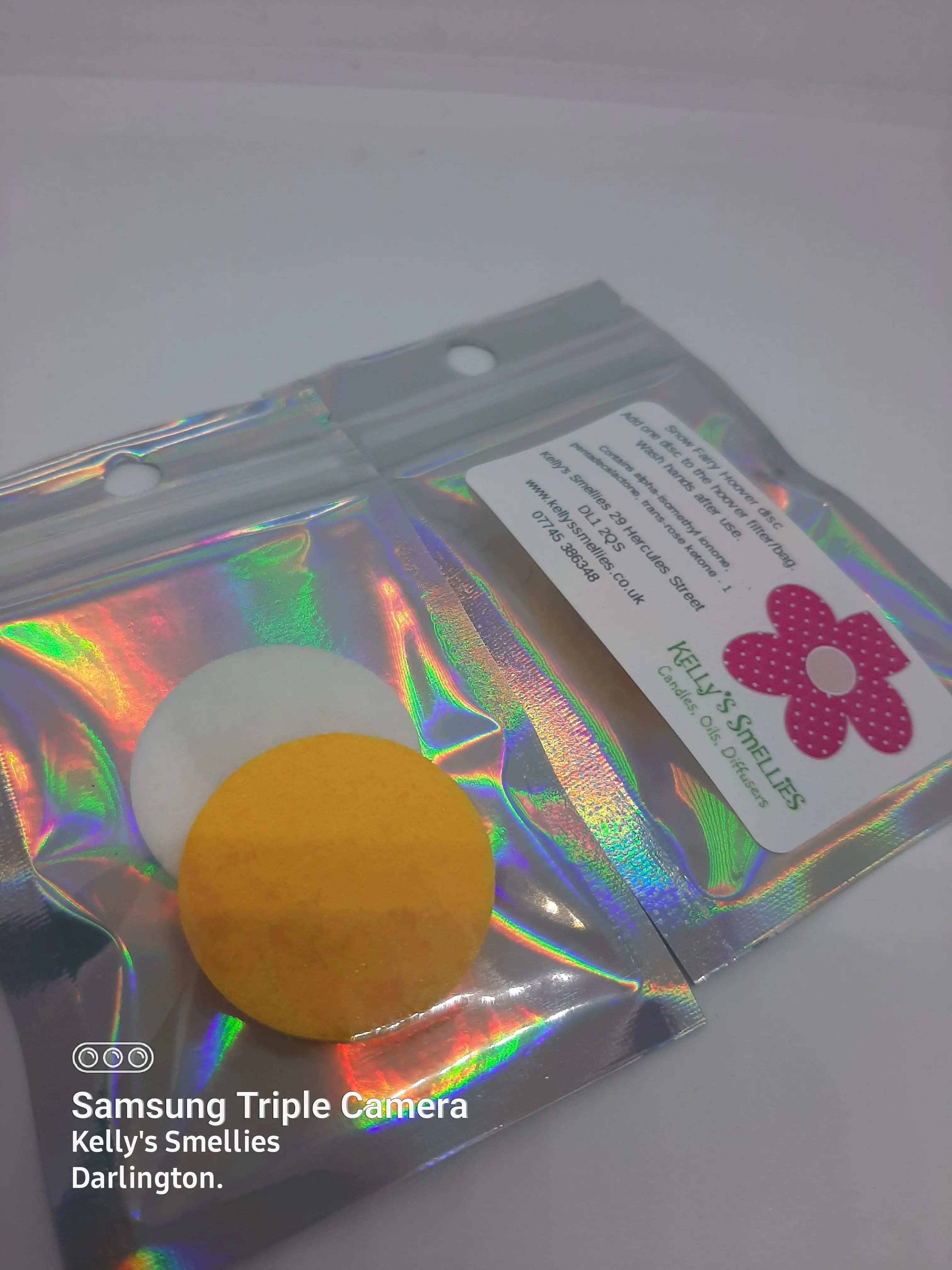 Hoover Discs Highly Scented Pack of 2 - Fragrance Oils for Vacuum Cleaner - Freshener, Filter, Perfume, Plastic, Aroma