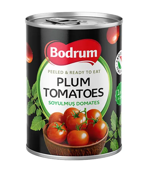 Bodrum Peeled & Ready to Eat Plum Tomatoes 400g 0