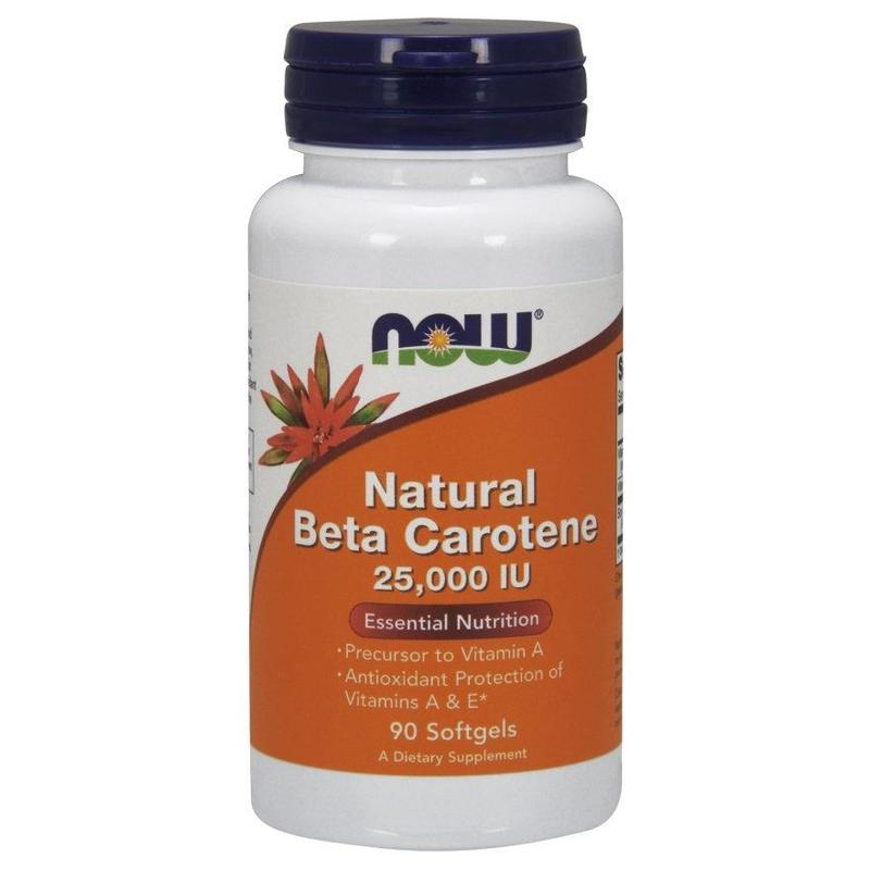 Beta Carotene Natural, 25 000 IU - 90 softgels 1