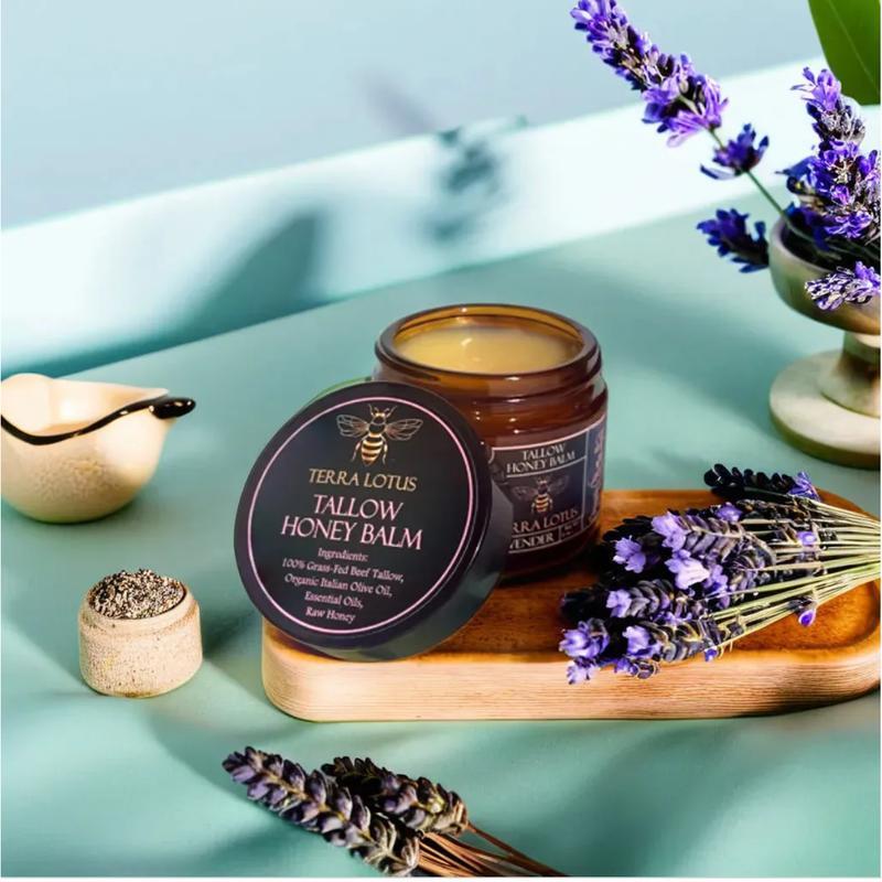 Product Introduction of 【 Official certification 】Organic Grass-Fed Beef Tallow Balm with Raw Honey - Nourishing Cream for Soft, Radiant Skin - Handmade All-Natural Moisturizer - 2 oz Skincare 6