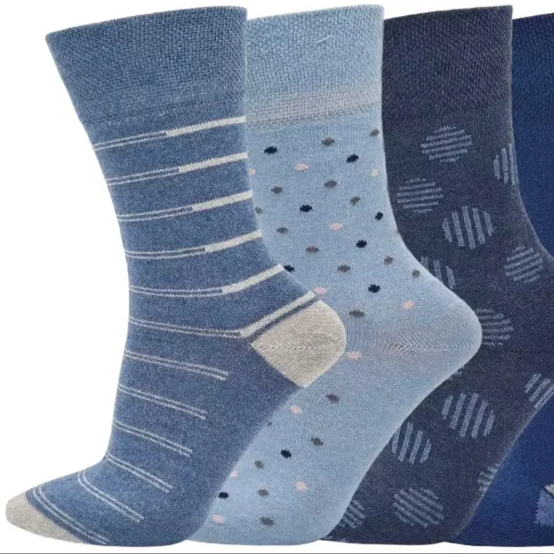 Premium Women's Diabetic Socks - Soft and Breathable Fabric - 12 Pairs - Comfort Comfortable Womenswear Essential Fit Outfit Style Geometric 7