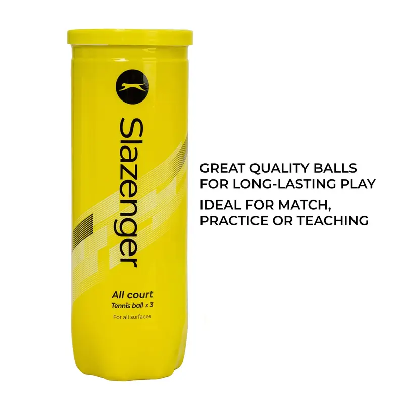 Slazenger Unisex Club All Court Tennis Balls Ball 2
