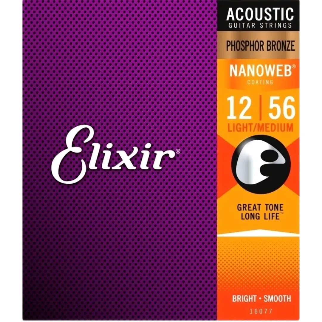 Elixir 12-56 phosphor bronze nanoweb coating