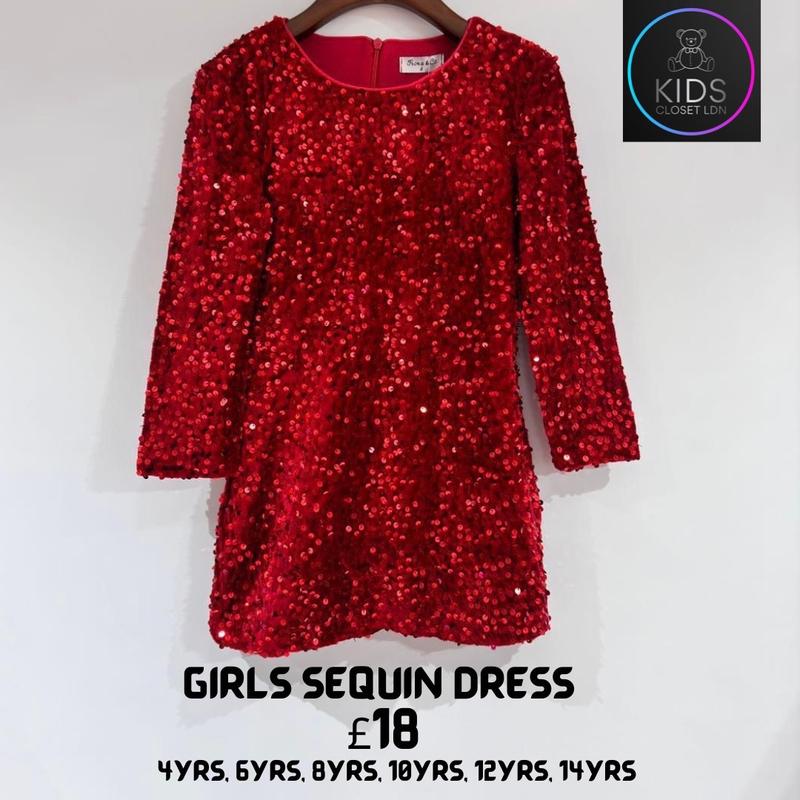 Girls Sequin Dresses 1