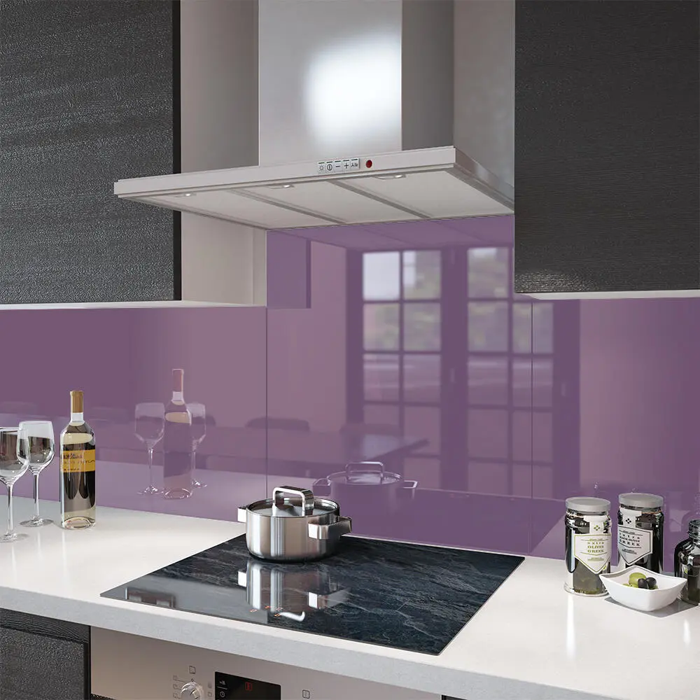 Glass Splashbacks Lilac and Glass Upstands