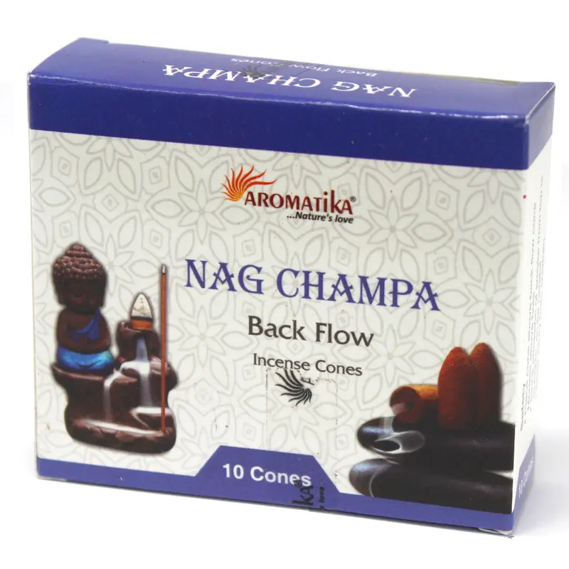 Aromatika Backflow Incense Cones (pack of 10) for Meditation, Aromatherapy & Reiki - Natural Herbs, Oils & Resins 3