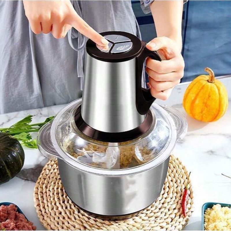 5L Electric Meat GrinderFood Chopper for Meat, Onion, Vegetables, and Nut - Kitchen Cooking Accessory 1