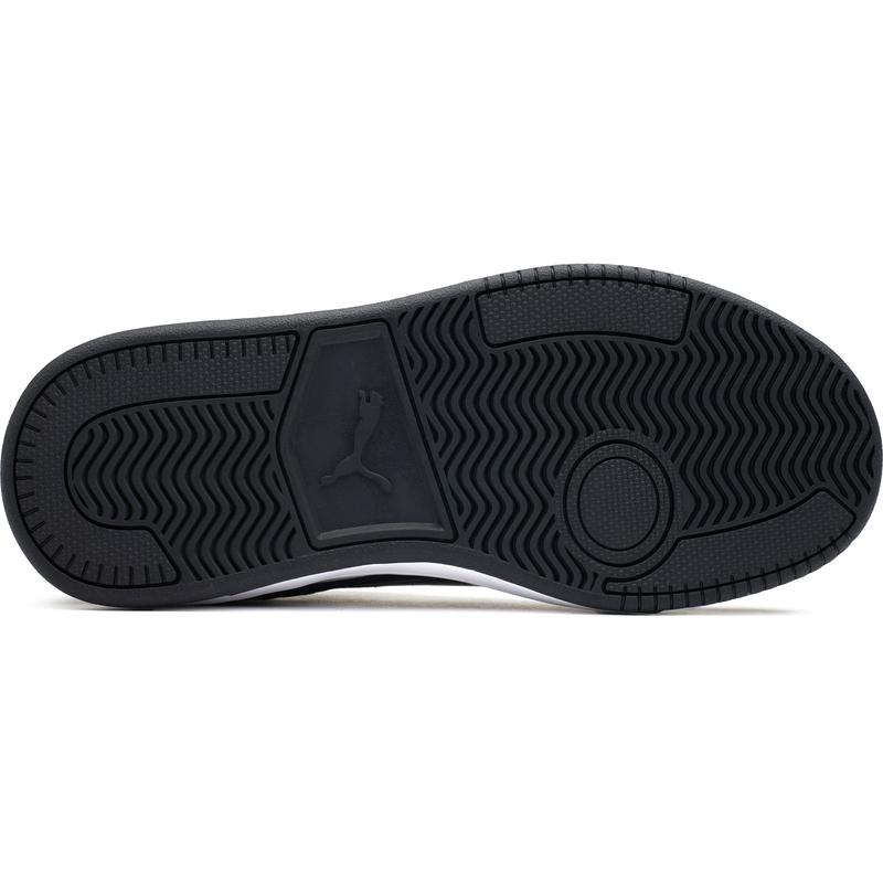 Puma Dribble Trainers - White/Black Synthetic Court Trainers 3