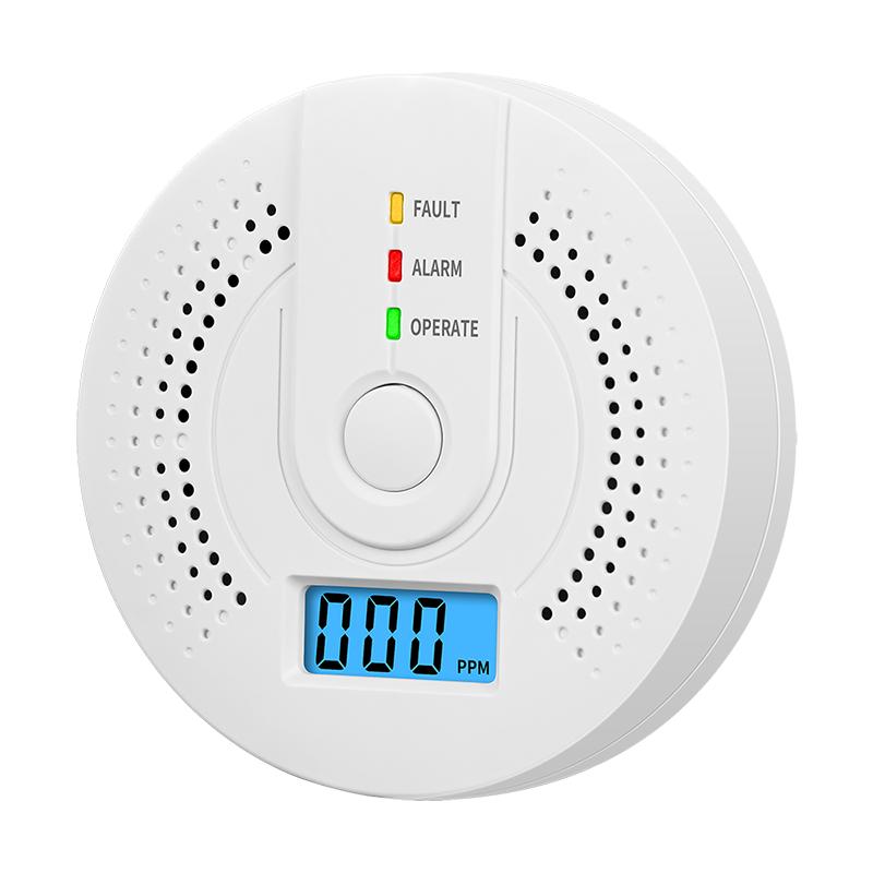 Carbon Monoxide Detector, CO Detectors with LED Indicator & Silence Button, EN 5 8