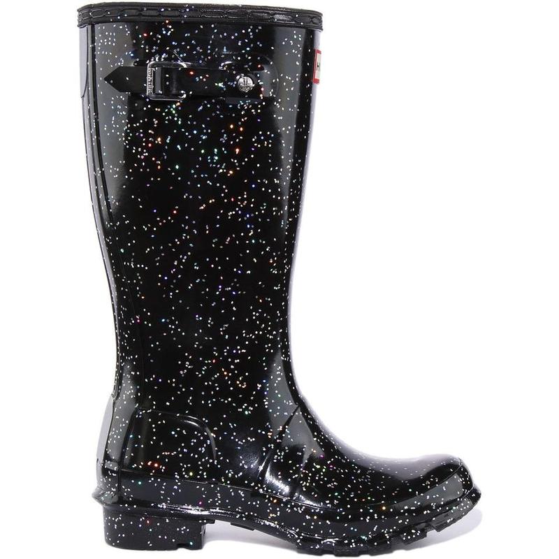 Hunter Original Giant Glitter In Black For Junior 1