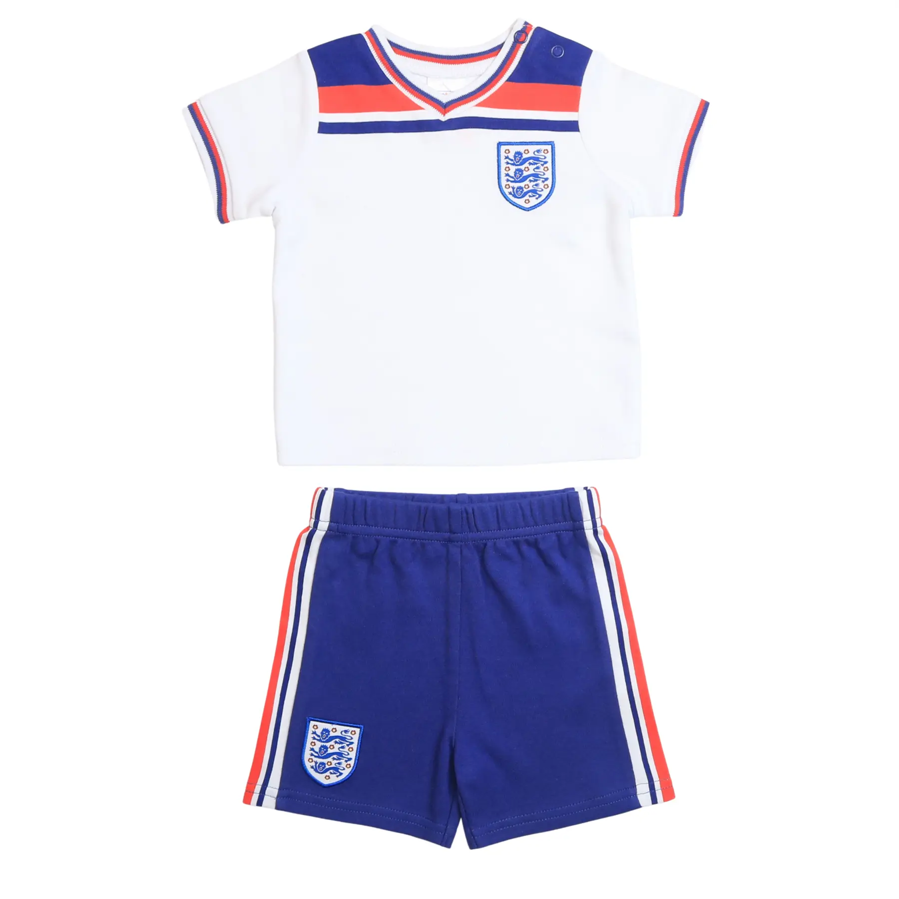 England Football 1982 Retro Home Baby T-Shirt & Shorts Set