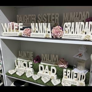 Options - Memorial plaques with rose & sparkle details Decor Ornaments