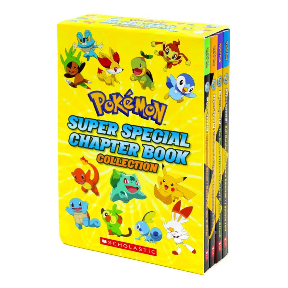 Pokémon Super Special Chapter – 4-Book Collection Box Set | Kids Adventure Series, Fun Stories, Fiction, Reading, Entertainment & Book Set for Fans