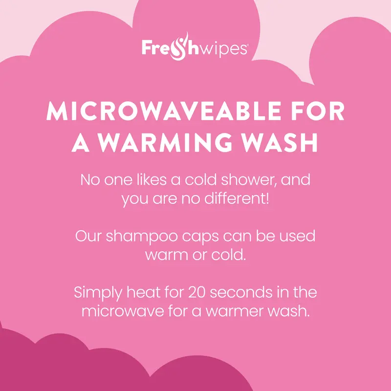 FreshWipes Rinse Free Shampoo Cap - an easy way to wash your hair without water! 7