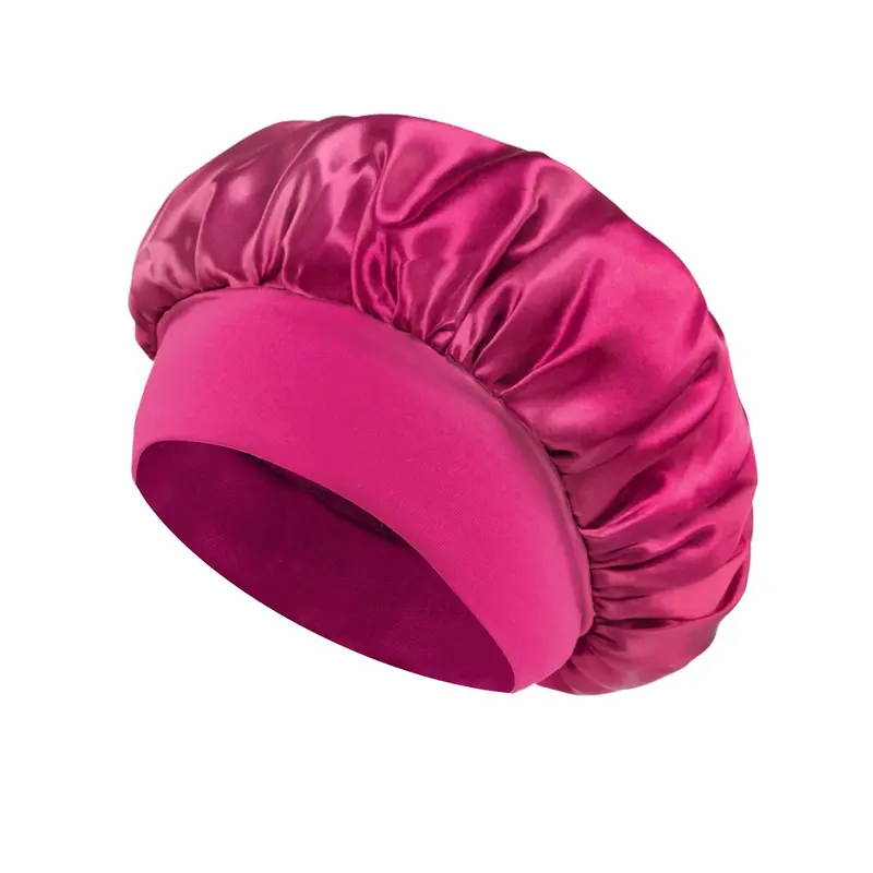 Satin Bonnet Hair Bonnet for Sleeping,Silk Bonnets for Black Women with Elastic Soft Band for Hair Care 6