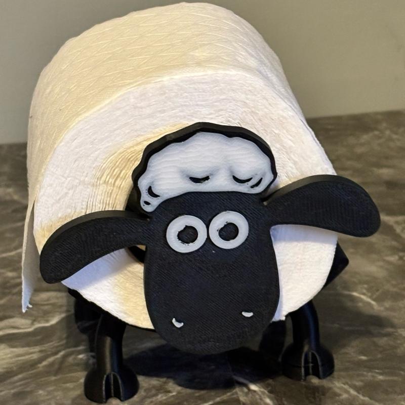 Sheep Stackable Toilet Roll Holder - Home Organizer for Bathroom Racks Decor 1