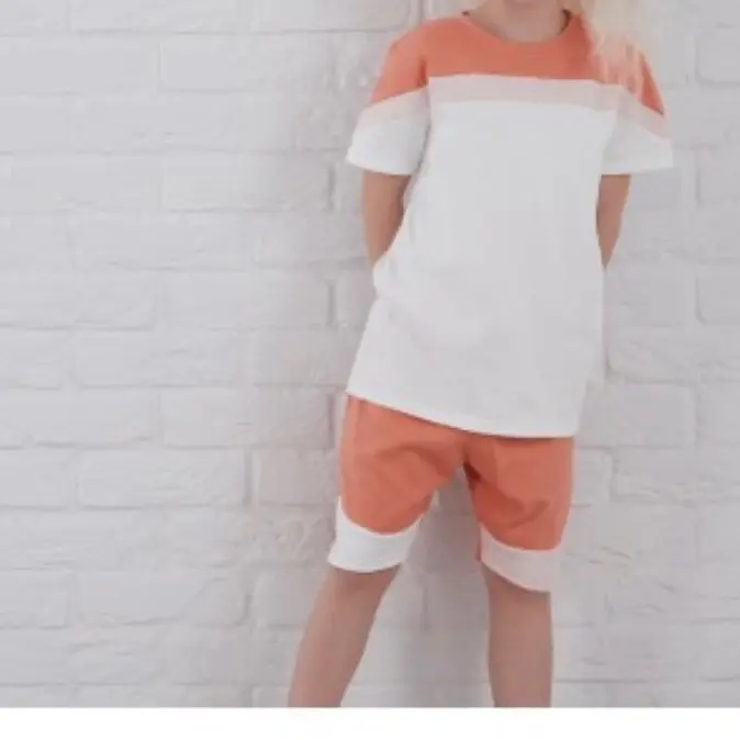 Dainty Darlings Billy Block Colour Boys Short Set 1