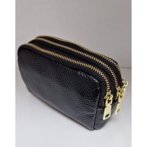 Leather - Triple Zip Organiser Purse
