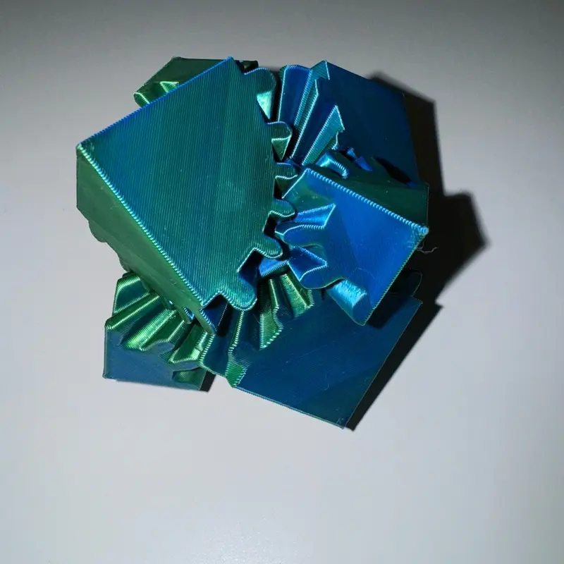 Gear Cube fidget toy dexterity support and stress reliever for children toy for children children’s fidget toy stress and anxiety relief autism stimming obsessed cheap fidgets go shifter ball 3d printed 2