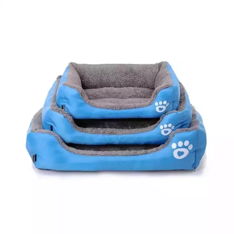 Soft Warm Cosy Pet Dog Square Cat Bed Washable Cushion Sizes S, M, L,XL, 2XL,3XL 2