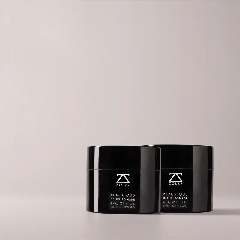ZOUSZ Black Oud Deluxe Pomade for Men - Medium to Strong Hold with Aloe Vera and Organic Moisturizers - Vegan and Cruelty-Free - Luxury Hair Care 3