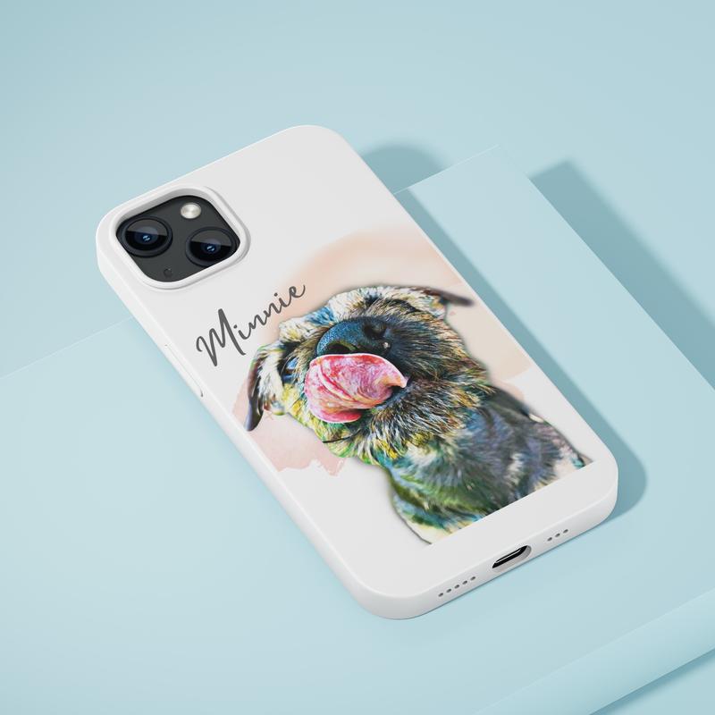 Personalised Custom Pet/ Dog/ Cat/ Horse Phone Cover Case Iphone 11/12/13/14/Pro Phone Case 2
