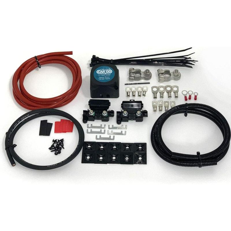Split Charge Kit Sense Relay 2 Metres 12V 140amp Voltage Sensitive RK012 0