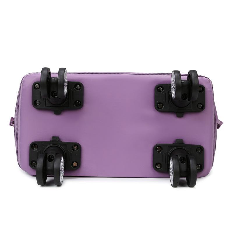 [Delivered within 3-4 days] New wheeled travel bag storage large capacity dry and wet separation extended double-layer luggage handbag extra large maternity bag gym work 2