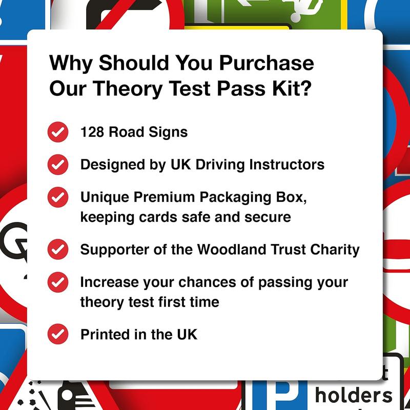 Theory Test Experts 128 Road Signs Flash Cards 2025 (Flashcards) 2