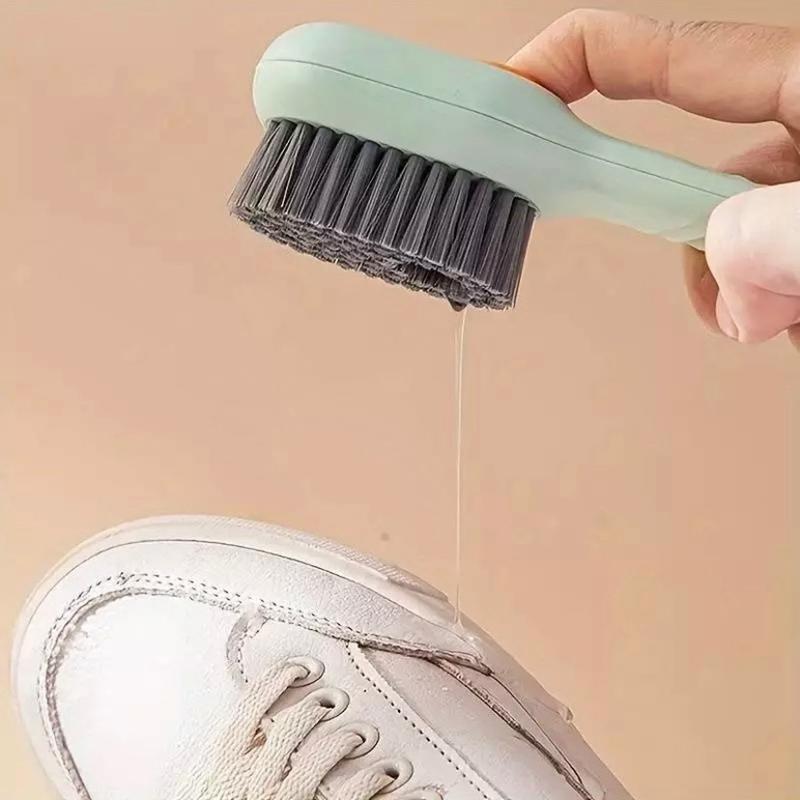 1-2pcs Laundry Soap Dispenser Scrubbing Brush For Cleaning Shoe Cleaning Brush 5