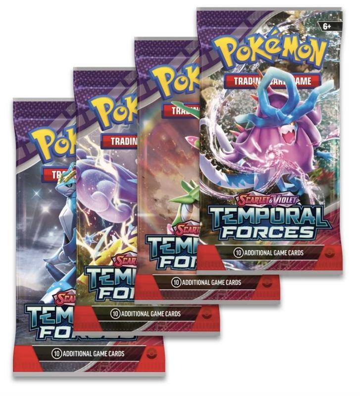 Pokemon Temporal Forces Booster Pack, Ripped Live 0