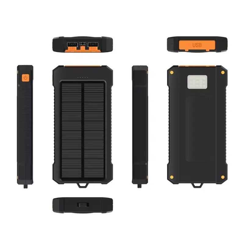 Portable 9000000mah Solar Power Bank USB Pack Battery Charger For Mobile Phone 3