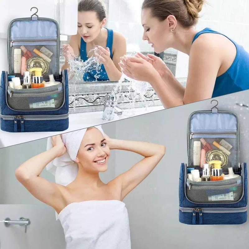 Product Introduction of Large Travel Toiletry Bag Women Mens Wash Bag Cosmetic Bag Dry & Wet Separation Travel enthusiasts,On-the-go professionals,Fashion-conscious individuals 0