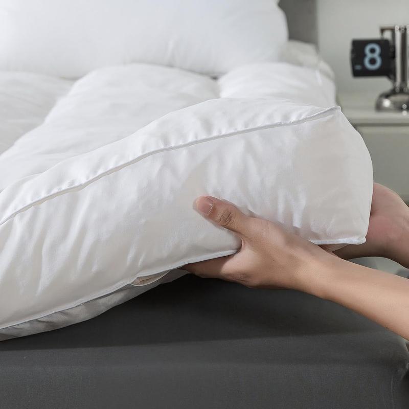 Best Hotel Quality Mattress Topper 10cm / 4 Inches Extra Thick Deep Toppers Single Double King Super King size Comfy Bed Pad 2