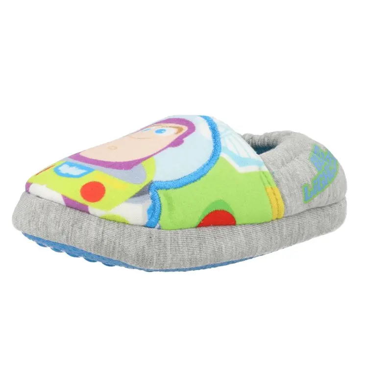 Toy Story Buzz Grey Kids Slippers 1